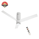 Aeroslim IoT Remote Fan with Light | 5-Year Warranty 1200mm White