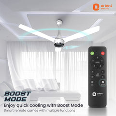 Aeon Antidust BLDC Ceiling Fan | 5-YEAR WARRANTY 1200MM Pixel White