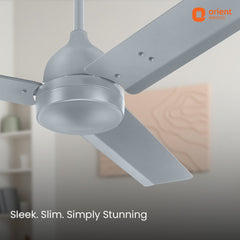 Ecotech Neu BLDC 5 Star Ceiling Fan | 3-Year Warranty 1200MM Glacier Grey