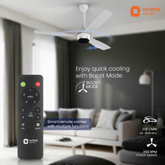 AEON VC Smart BLDC Pro Ceiling Fan | IoT Enabled | 5-Year Warranty 1200MM Pixel White