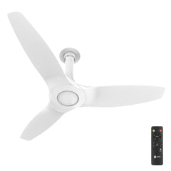 Aeroquiet Neu BLDC Pro Ceiling Fan | Whisper Quiet | Remote Controlled 1230MM White