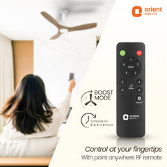 Aerosleek 5 Star Rated Premium BLDC Fan with Remote 1200MM White Honeymaple Wood